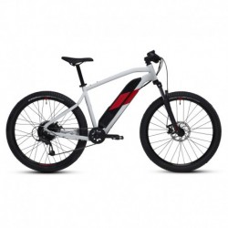ROCKRIDER Hardtail Electric Mountain Bike E-ST 100 27.5" White/Red