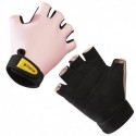 Kids' Cycling Fingerless Gloves Pink