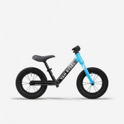 Kids' 12-Inch Balance Bike RunRide Racing Anthracite Grey & Blue