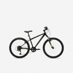 24" 9-12 Years Mountain Bike Expl 500 Black