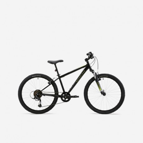 24" 9-12 Years Mountain Bike Expl 500 Black