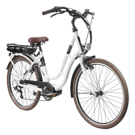 Vélo de Ville Electrique NAKAMURA E-City 110 Blanc