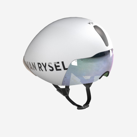 Time Trial And Triathlon VAN RYSEL XCR Helmet White