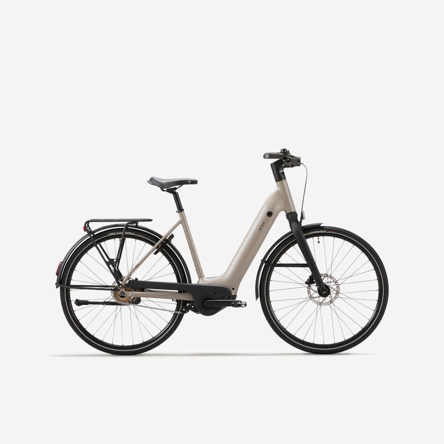 Low Frame Electric City Bike BTWIN LD 940E Connect