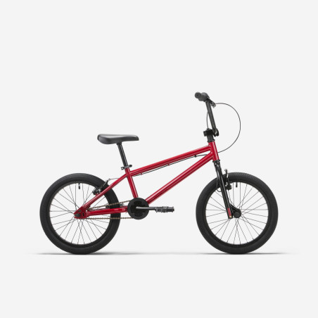 BMX BTWIN Wipe 500 18'' 7-9 ans Rouge