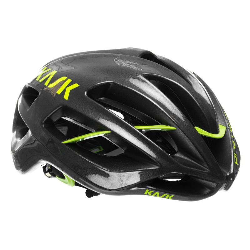 Genre Mens Ithaca KASK Protone Helmet Grey/Green - Compare-Bikes.com