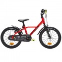 Kids' 16-inch Chain guard Easy-braking Red