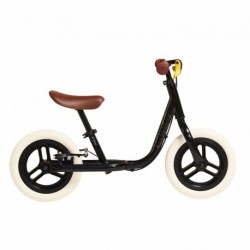 Kids' 10" Balance Bike Runride 500 Black/Beige