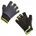 Kids' Cycling Gloves 500 Ages 8-12 Years Black/Yellow